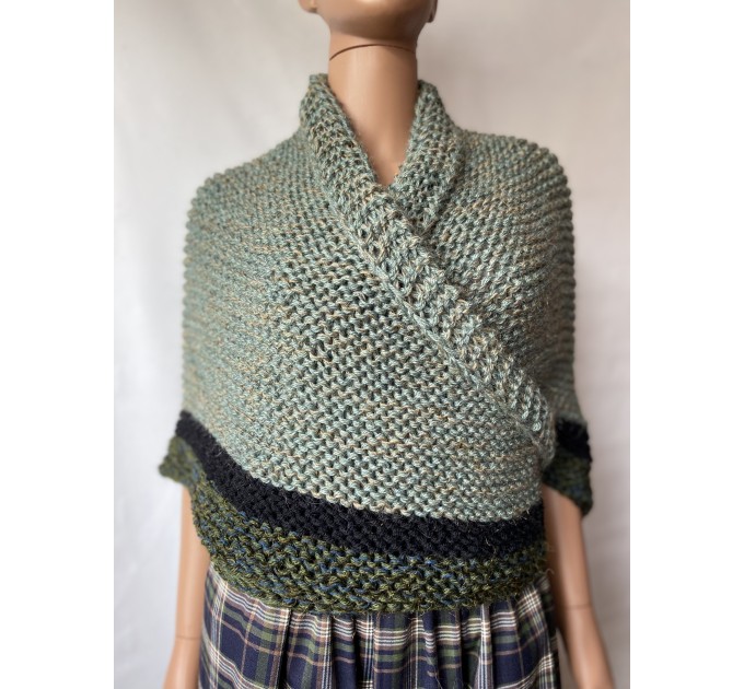  Outlander shawl knit wrap Claire rent shawl winter celtic shawl sontag green triangle alpaca wool shawl Outlander inspired Carolina Shawl  Shawl Alpaca  1