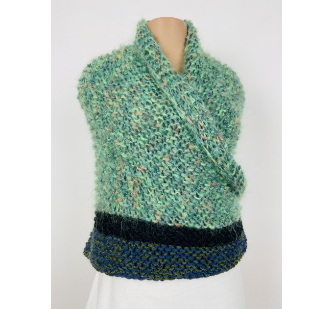  Outlander Claire rent shawl green triangle alpaca wool shawl celtic shawl knit shoulder wrap sontag winter shawl inspired Carolina Shawl  Shawl Alpaca  1