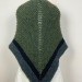 Outlander inspired Сlaire Shawl knit shoulder wrap celtic shawl winter triangle alpaca shawl green wool sontag Outlander Carolina shawl