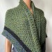  Outlander inspired Сlaire Shawl knit shoulder wrap celtic shawl winter triangle alpaca shawl green wool sontag Outlander Carolina shawl  Shawl Alpaca  2