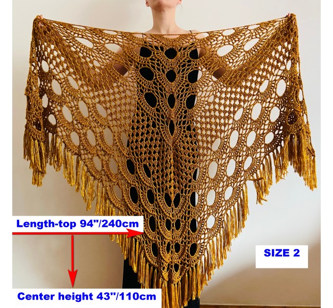  Yellow black lace shawl bridal shawl wedding capelet triangle shawl fringe wool bride stole bridesmaid capelet bride wrap  Shawl / Wraps  14