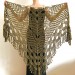  Yellow black lace shawl bridal shawl wedding capelet triangle shawl fringe wool bride stole bridesmaid capelet bride wrap  Shawl / Wraps  