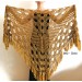  Green shawl for wedding bridal triangle wrap fringe bride winter capelet wool bridesmaid cover up wedding wrap bridal stole crochet cover up  Shawl / Wraps  4