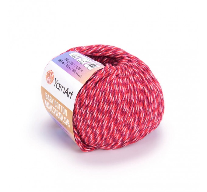 Yarn YarnArt BABY COTTON Multicolor ombre yarn amigurumi yarn gradient yarn cake knitting yarn rainbow yarn cotton multicolor yarn