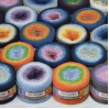 YARNART FLOWERS 250 grams-1000 meter Gradient Cotton Rainbow Knitting Yarn Crochet Cotton Granny Square Shawl Wraps Poncho Organic Soft Yarn