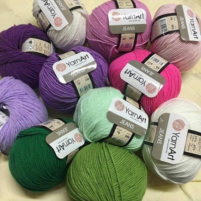 YARNART JEANS yarn cotton acrylic yarn Hypoallergenic yarn knitting cotton crochet yarn fiber classic yarn Turkish yarn amigurumi yarn