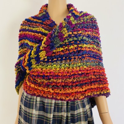 Violet Outlander Claire rent shawl warm knit shoulder wrap sontag fall wool triangle shawl red celtic mohair shawl Inspired Outlander shawl